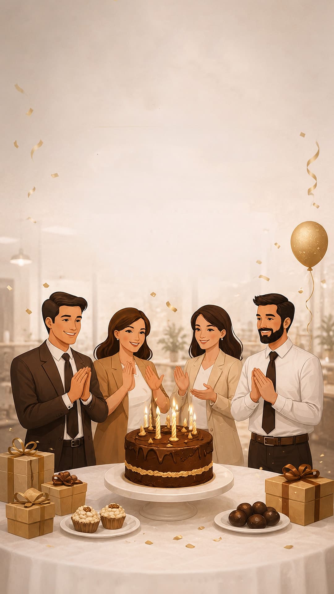 Corporate celebration cake subscription by Pistorium